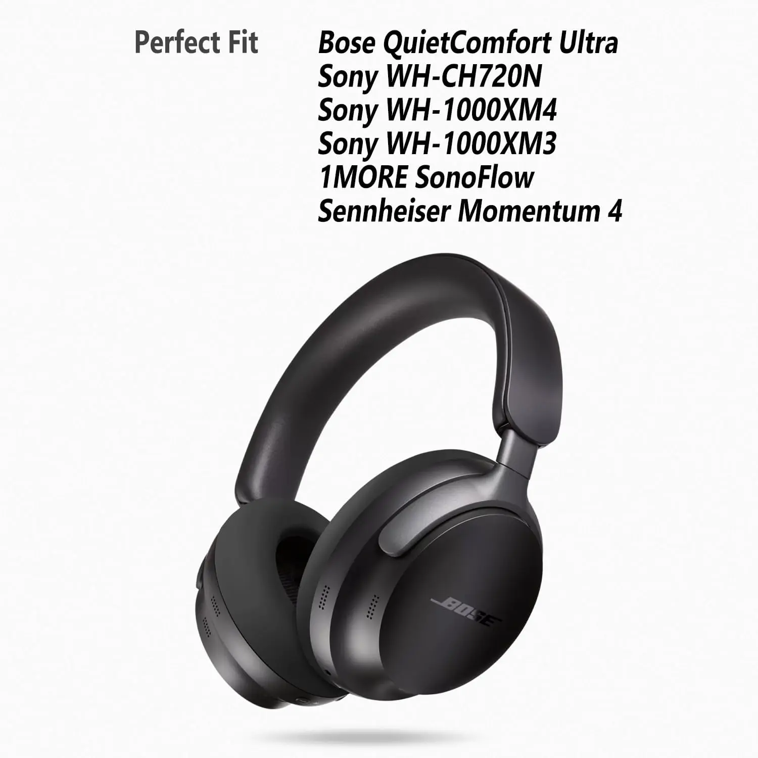 Bose Headphone Qc Ultra - Funda protectora de silicona para auriculares