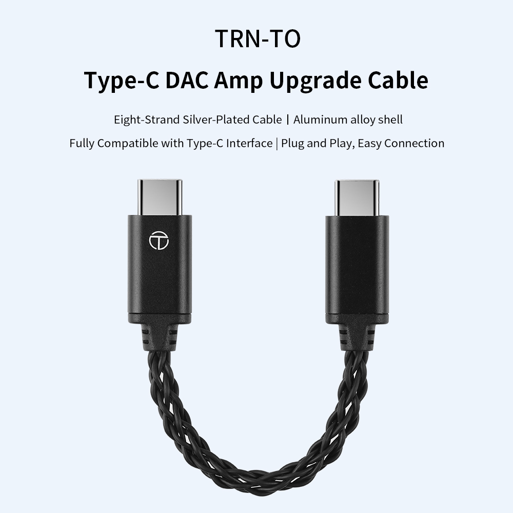 Usb C Earphone - TRN a línea de conversión tipo