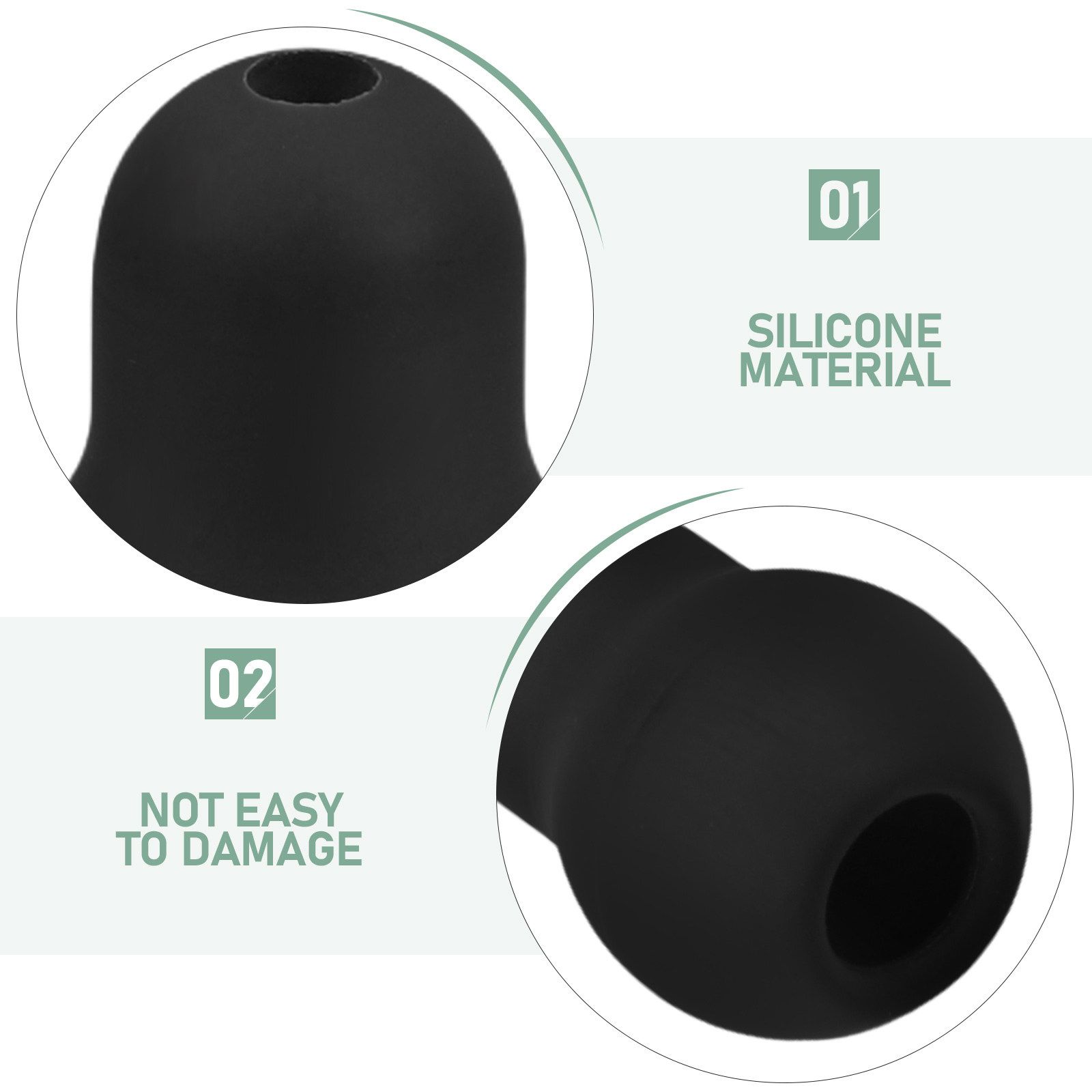 6 uds. de almohadillas de sili - Silicone Ear Tip Replacement reseña y precio