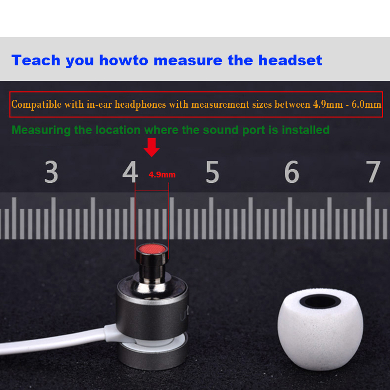 1 par de almohadillas para los - Earphone Foam Tip reseña y precio