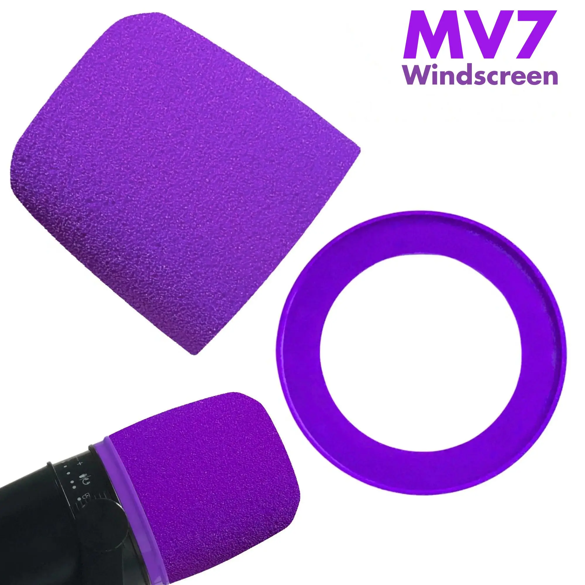 Espuma MV7 para Micrófonos Shu - Shure Mic Sm7B reseña y precio