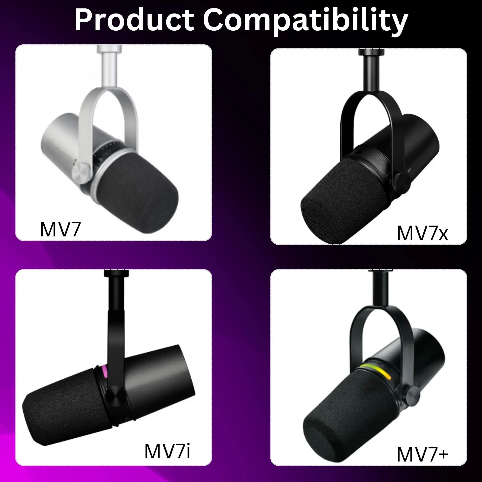 Espuma MV7 para Micrófonos Shu - Shure Mic Sm7B reseña y precio